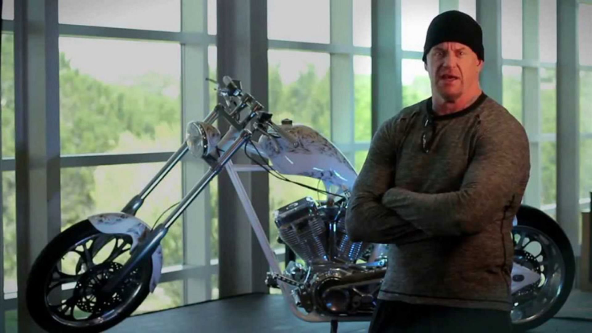 Guess we now know the inspiration behind The Biker gimmick